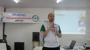 Palestra na SIPAT da Bueno Engenharia, no Complexo Petroquímico de Itaboraí.